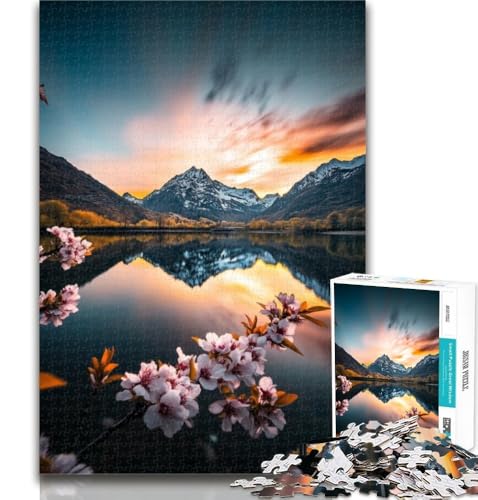 Puzzles für Erwachsene, wunderschöne Berge und Seen, Puzzles für Erwachsene, für Lernspiele, Herausforderung, Spielzeug, Künstlersammlung, Bildende Kunst, 50x75cm Puzzles für Erwachsene, wunderschöne Berge und Seen, Puzzles für Erwachsene, für Lernspiele, Herausforderung, Spielzeug, Künstlersammlung, Bildende Kunst, 50x75cm von GOIUYTGM