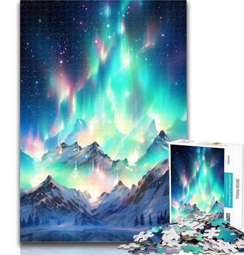 Puzzles für Erwachsene Mountain of Dreams Puzzles für Erwachsene, Spielzeug, Lernspiele, Stressabbau, tolle Geschenke und Spielzeuge, 26x38cm von GOIUYTGM