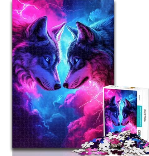 Puzzles für Erwachsene TwoWolves Puzzles für Erwachsene 1000 Teile, Lernspielzeug und Spiele für Erwachsene und Jugendliche 50x75cm von GOIUYTGM