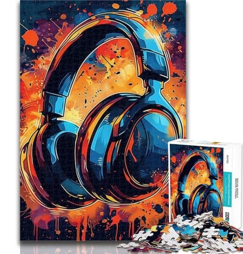 Puzzles für Erwachsene und Jugendliche, Gaming-Headset, Puzzle, Lernspiele, Heimdekoration, geeignet für die Schreibtischdekoration, 26x38cm von GOIUYTGM