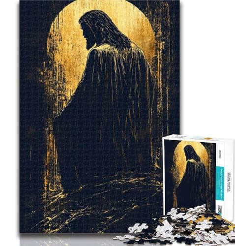 Puzzles für Erwachsene und Jugendliche, Jesus-Puzzle für Teenager, anspruchsvolles Spiel für alle, für Frauen, Geschenke für Männer, 26x38cm von GOIUYTGM