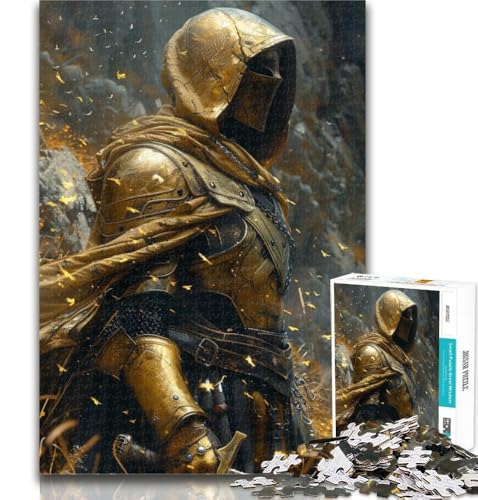 Puzzles für Erwachsene und Jugendliche, mittelalterliche Ritter, Lernspiele, Heimdekoration, geeignet für die Schreibtischdekoration, 26x38cm von GOIUYTGM