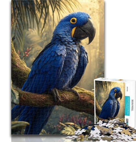 Puzzles für Teenager, Blauer Papagei, Puzzles 1000 Teile für Teenager, Lernspielzeug, einzigartige Heimdekoration und Geschenke, 26x38cm Puzzles für Teenager, Blauer Papagei, Puzzles 1000 Teile für Teenager, Lernspielzeug, einzigartige Heimdekoration und Geschenke, 26x38cm von GOIUYTGM