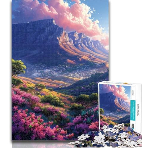 Puzzles für Teenager, Bunte Berge, Puzzles für Teenager, 1000, Stressabbau, schwierige Herausforderung, stärkt die Liebe zwischen Paaren, 50x75cm Puzzles für Teenager, Bunte Berge, Puzzles für Teenager, 1000, Stressabbau, schwierige Herausforderung, stärkt die Liebe zwischen Paaren, 50x75cm von GOIUYTGM