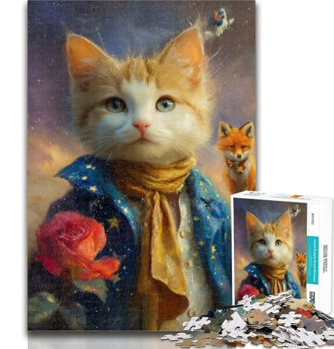 Puzzles für Teenager, Der Kleine Prinz Hund, 1000-teiliges Puzzle für Teenager, DIY, Moderne Wandkunst, einzigartiges Geschenk, Heimdekoration, 50x75cm Puzzles für Teenager, Der Kleine Prinz Hund, 1000-teiliges Puzzle für Teenager, DIY, Moderne Wandkunst, einzigartiges Geschenk, Heimdekoration, 50x75cm von GOIUYTGM