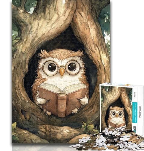 Puzzles für Teenager, Fantasy-Eule, Puzzles 1000 Teile, für Teenager, Geschenke, Lernspielzeug, einzigartige Heimdekoration und Geschenke, 26x38cm Puzzles für Teenager, Fantasy-Eule, Puzzles 1000 Teile, für Teenager, Geschenke, Lernspielzeug, einzigartige Heimdekoration und Geschenke, 26x38cm von GOIUYTGM