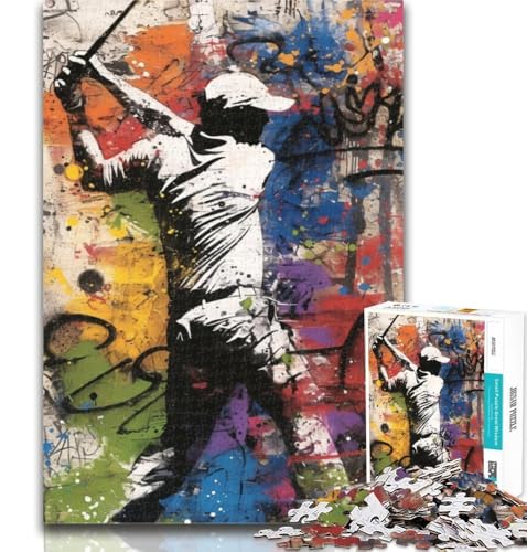 Puzzles für Teenager, Golf-Mal-Puzzles für Erwachsene, Lernspiele, Heimdekoration, Geschenk für die ganze Familie, 26x38cm Puzzles für Teenager, Golf-Mal-Puzzles für Erwachsene, Lernspiele, Heimdekoration, Geschenk für die ganze Familie, 26x38cm von GOIUYTGM