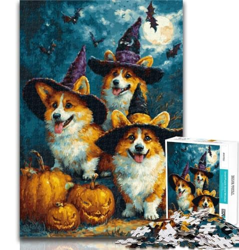 Puzzles für Teenager, Halloween-Tiere, 1000 Teile, Puzzles für Erwachsene und Teenager, Wanddekoration, einzigartige Geburtstags, geeignet für Kinder ab 14 Jahren, 26x38cm Puzzles für Teenager, Halloween-Tiere, 1000 Teile, Puzzles für Erwachsene und Teenager, Wanddekoration, einzigartige Geburtstags, geeignet für Kinder ab 14 Jahren, 26x38cm von GOIUYTGM