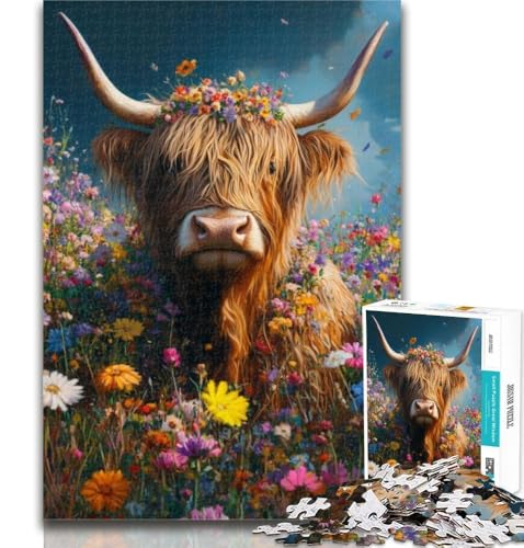 Puzzles für Teenager, High- und Low-Kuh-Ölgemälde, Teenager-Puzzle, für Lernspiele, Herausforderungsspielzeug, als Geschenk für die ganze Familie, 26x38cm Puzzles für Teenager, High- und Low-Kuh-Ölgemälde, Teenager-Puzzle, für Lernspiele, Herausforderungsspielzeug, als Geschenk für die ganze Familie, 26x38cm von GOIUYTGM