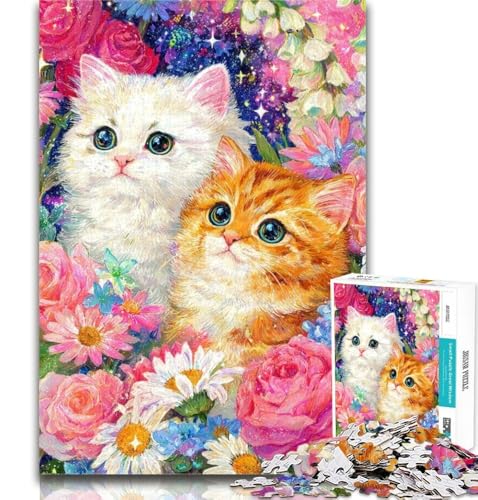 Puzzles für Teenager, Katzen-Puzzles für Erwachsene, 1000 Teile, Spielzeug, Lernspiele, Stressabbau, einzigartige Heimdekoration und Geschenke, 26x38cm Puzzles für Teenager, Katzen-Puzzles für Erwachsene, 1000 Teile, Spielzeug, Lernspiele, Stressabbau, einzigartige Heimdekoration und Geschenke, 26x38cm von GOIUYTGM