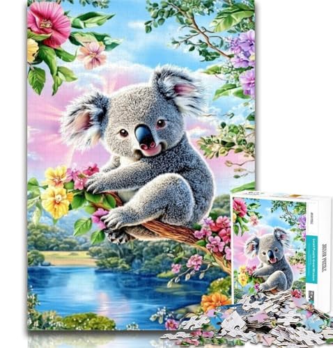 Puzzles für Teenager, Koala-Puzzles für Erwachsene, Lernspiele, Heimdekoration, Geschenk für die ganze Familie, 26x38cm von GOIUYTGM