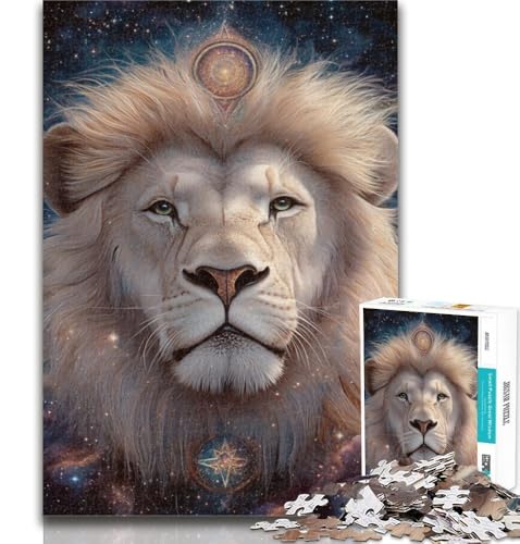 Puzzles für Teenager, Löwen-Puzzles für Erwachsene, Lernspiele, Heimdekoration, Geschenk für die ganze Familie, 50x75cm von GOIUYTGM