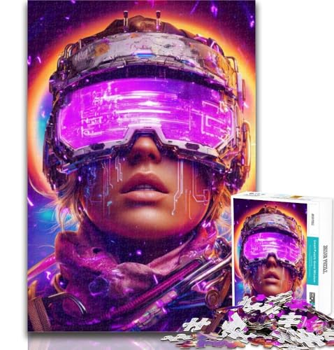 Puzzles für Teenager, Neon Warriors, Puzzles für Erwachsene, Lernspiele, Heimdekoration, Geschenk für die ganze Familie, 50x75cm von GOIUYTGM