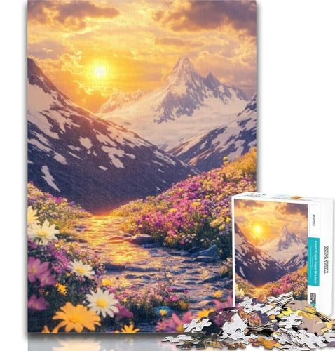 Puzzles für Teenager, Ölgemälde auf den Bergen, 1000-teiliges Puzzle für Teenager, DIY, Moderne Wandkunst, einzigartiges Geschenk, Heimdekoration, 26x38cm Puzzles für Teenager, Ölgemälde auf den Bergen, 1000-teiliges Puzzle für Teenager, DIY, Moderne Wandkunst, einzigartiges Geschenk, Heimdekoration, 26x38cm von GOIUYTGM