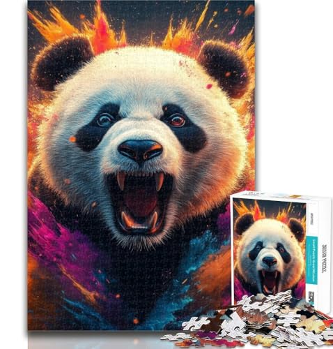 Puzzles für Teenager, Panda-Puzzle für Erwachsene, 1000 Teile, Spielzeug, Lernspiele, stressabbauende Wanddekoration, 50x75cm von GOIUYTGM