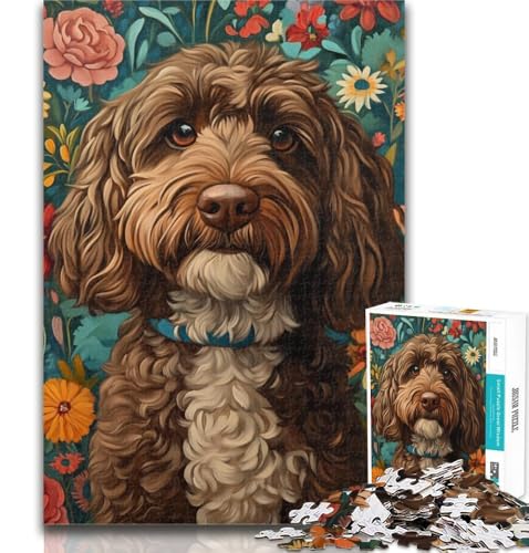 Puzzles für Teenager Cavapoo Puzzles für Erwachsene, Lernspiele, Heimdekoration, Geschenk für die ganze Familie, 50x75cm von GOIUYTGM