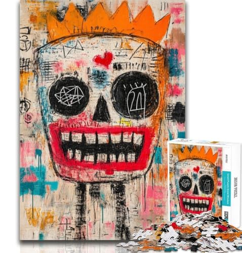 Puzzles mit 1000 Teilen für Teenager, Teenager-Puzzles im Basquiat-Stil, Quizspiel, Wanddekoration, einzigartige Geburtstags, 26x38cm Puzzles mit 1000 Teilen für Teenager, Teenager-Puzzles im Basquiat-Stil, Quizspiel, Wanddekoration, einzigartige Geburtstags, 26x38cm von GOIUYTGM