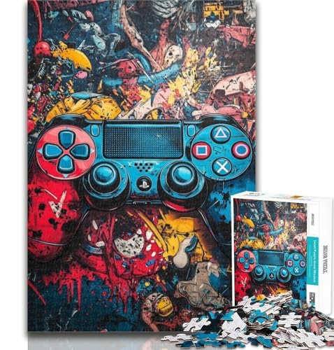 Puzzlespiel für Erwachsene, Graffiti-Puzzles für Erwachsene, 1000 Teile, Spielzeug, Lernspiele, Stressabbau, tolle Geschenke und Spielzeuge, 50x75cm von GOIUYTGM