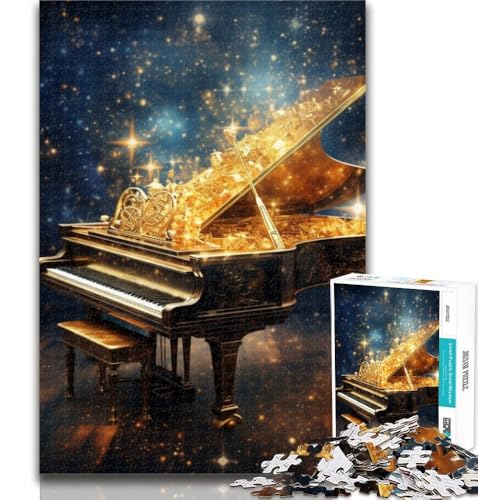 Teenager-Puzzle, Art Star Piano, 1000-teiliges Puzzle für Teenager-Geschenke, Entspannungsspiele ganze Familie, 50x75cm Teenager-Puzzle, Art Star Piano, 1000-teiliges Puzzle für Teenager-Geschenke, Entspannungsspiele ganze Familie, 50x75cm von GOIUYTGM