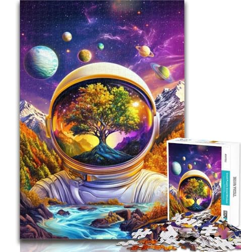 Teenager-Puzzle, Astronauten-Berge, 1000 Teile, für Teenager, Spielzeug, Lernspiele, Stressabbau, tolle Geschenke und Spielzeuge, 26x38cm von GOIUYTGM