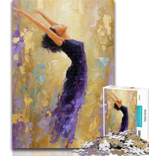 Teenager-Puzzle, Ballettmädchen, Puzzle 1000 Teile für Erwachsene, Spielzeug, Lernspiele, Stressabbau, tolle Geschenke und Spielzeuge, 50x75cm von GOIUYTGM
