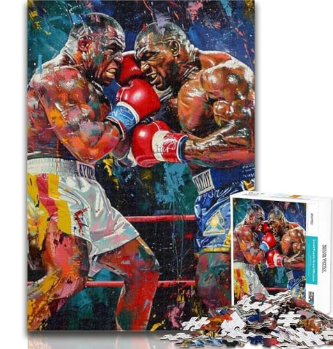 Teenager-Puzzle, Boxer, 1000 Teile, Puzzle für Erwachsene, lustige Aktivität für zu Hause, Spielzeug für Regentage, Geburtstagsgeschenke, 26x38cm Teenager-Puzzle, Boxer, 1000 Teile, Puzzle für Erwachsene, lustige Aktivität für zu Hause, Spielzeug für Regentage, Geburtstagsgeschenke, 26x38cm von GOIUYTGM