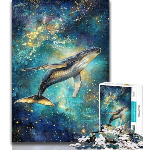 Teenager-Puzzle, Fantasie-Wal, 1000 Teile, für Teenager, Spielzeug, Lernspiele, Stressabbau, tolle Geschenke und Spielzeuge, 26x38cm Teenager-Puzzle, Fantasie-Wal, 1000 Teile, für Teenager, Spielzeug, Lernspiele, Stressabbau, tolle Geschenke und Spielzeuge, 26x38cm von GOIUYTGM
