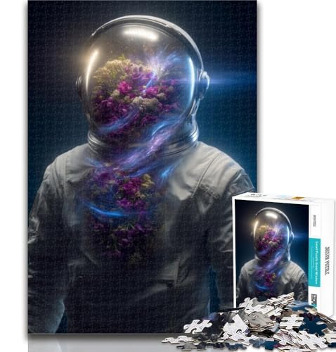 Teenager-Puzzle, Fantasy-Astronaut, 1000 Teile, Puzzle für Teenager, Geschenke, Lernspiel, Herausforderungsspielzeug, einzigartige Heimdekoration und Geschenke, 50x75cm von GOIUYTGM