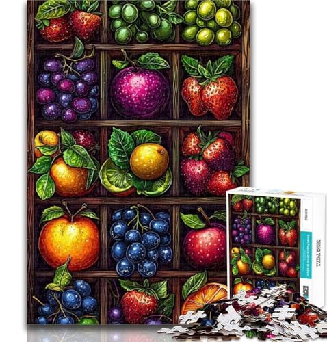 Teenager-Puzzle, Obst-Kollektion, 1000 Teile, ganze Familie, für Kinder ab 14 Jahren, 26x38cm Teenager-Puzzle, Obst-Kollektion, 1000 Teile, ganze Familie, für Kinder ab 14 Jahren, 26x38cm von GOIUYTGM