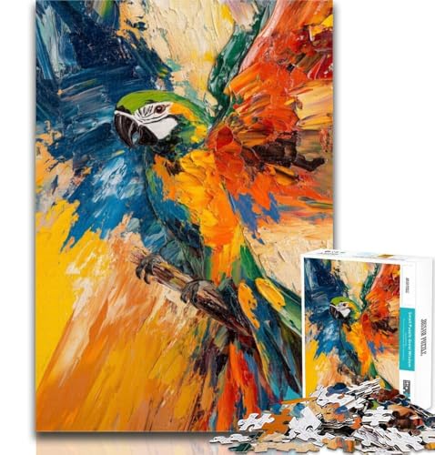 Teenager-Puzzle, Papageien-Ölgemälde, 1000 Teile, Puzzle für Erwachsene und Jugendliche, Lernspiel für Geburtstag, Weihnachten, für Kinder ab 14 Jahren, 26x38cm Teenager-Puzzle, Papageien-Ölgemälde, 1000 Teile, Puzzle für Erwachsene und Jugendliche, Lernspiel für Geburtstag, Weihnachten, für Kinder ab 14 Jahren, 26x38cm von GOIUYTGM