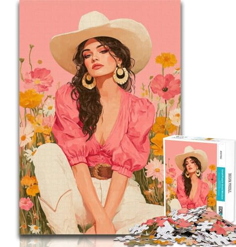 Teenager-Puzzle, Sommermädchen, 1000 Teile, für Teenager, Spielzeug, Lernspiele, Stressabbau, tolle Geschenke und Spielzeuge, 26x38cm von GOIUYTGM