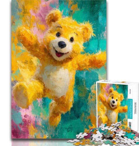 Teenager-Puzzle, Teddybär-Puzzle, 1000 Teile, für Erwachsene, anspruchsvolles Spiel und Familienspiel, Wichtelgeschenke, 50x75cm von GOIUYTGM