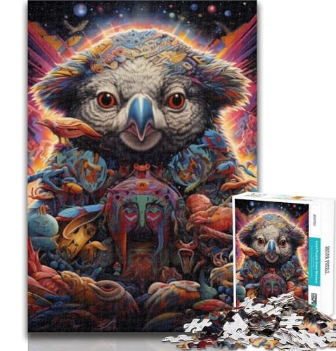 Teenager-Puzzle, Tier-Koalas, Puzzle 1000 Teile für Erwachsene, Lernspiele, Heimdekoration, Künstlersammlung, bildende Kunst, 50x75cm von GOIUYTGM