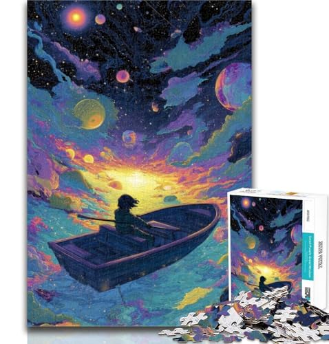 Teenager-Puzzle, Traumschiff-Puzzle, 1000 Teile, für Erwachsene, anspruchsvolles Spiel und Familienspiel, Wichtelgeschenke, 50x75cm von GOIUYTGM