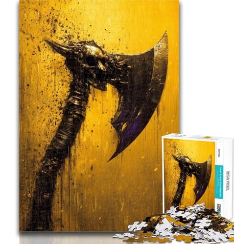 Teenager-Puzzle, Wikinger-Tomahawk, 1000 Teile, für Teenager, Spielzeug, Lernspiele, Stressabbau, tolle Geschenke und Spielzeuge, 26x38cm Teenager-Puzzle, Wikinger-Tomahawk, 1000 Teile, für Teenager, Spielzeug, Lernspiele, Stressabbau, tolle Geschenke und Spielzeuge, 26x38cm von GOIUYTGM