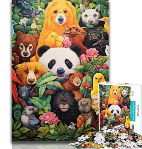 Teenager-Puzzle, afrikanische Tiere, 1000 Teile, für Teenager, Spielzeug, Lernspiele, Stressabbau, tolle Geschenke und Spielzeuge, 50x75cm von GOIUYTGM