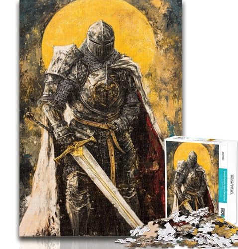 Teenager-Puzzle, mittelalterliche Ritter, 1000 Teile, Puzzle für Erwachsene und Jugendliche, Spielzeug, Lernspiele, Stressabbau, tolle Geschenke und Spielzeuge, 26x38cm von GOIUYTGM