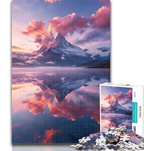 Teenager-Puzzle, wunderschöne Berge und Seen, 1000 Teile, Puzzle für Teenager und Erwachsene, interessante Stressreduzierung, Eltern-Kind-Interaktion, 26x38cm Teenager-Puzzle, wunderschöne Berge und Seen, 1000 Teile, Puzzle für Teenager und Erwachsene, interessante Stressreduzierung, Eltern-Kind-Interaktion, 26x38cm von GOIUYTGM