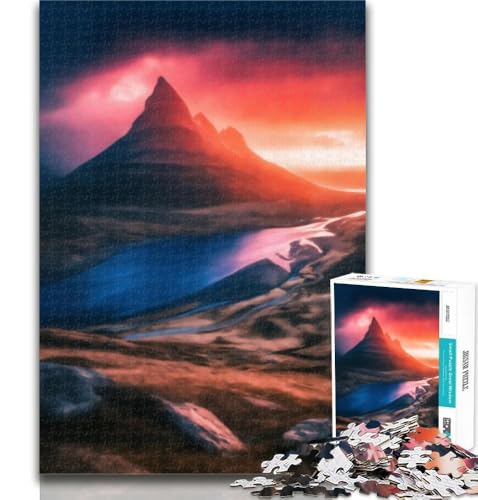 Teenager-Puzzle, wunderschöne Berge und Seen, Puzzle für Erwachsene, 1000 Teile, ganze Familie, für Kinder ab 14 Jahren, 50x75cm Teenager-Puzzle, wunderschöne Berge und Seen, Puzzle für Erwachsene, 1000 Teile, ganze Familie, für Kinder ab 14 Jahren, 50x75cm von GOIUYTGM