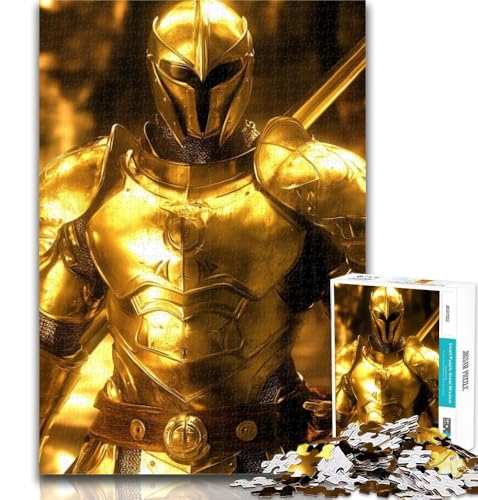 Teenager-Puzzle „Ritter“ 1000 Teile Puzzle für Erwachsene, Wanddekoration, einzigartige Geburtstags, geeignet für Kinder ab 14 Jahren, 26x38cm von GOIUYTGM