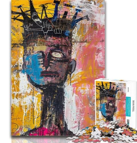 Teenager-Puzzle Basquiat Puzzle 1000 Teile für Teenager, Spielzeug, Lernspiele, Stressabbau, tolle Geschenke und Spielzeuge, 26x38cm von GOIUYTGM