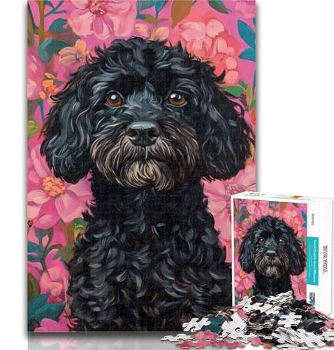 Teenager-Puzzle Cavapoo Puzzle 1000 Teile für Teenager, Spielzeug, Lernspiele, Stressabbau, tolle Geschenke und Spielzeuge, 50x75cm von GOIUYTGM