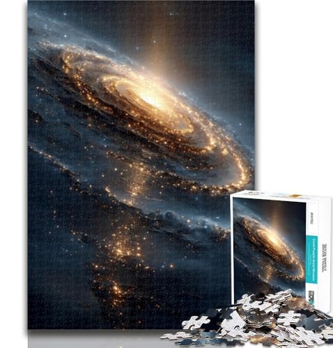 Teenager-Puzzle Cosmic Andromeda, Puzzle 1000 Teile für Erwachsene, Spielzeug, Lernspiele, Stressabbau, tolle Geschenke und Spielzeuge, 26x38cm von GOIUYTGM