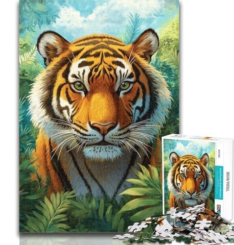 Teenager-Puzzle Dschungeltiger für Erwachsene, 1000 Teile, ganze Familie ab 14 Jahren, 50x75cm Teenager-Puzzle Dschungeltiger für Erwachsene, 1000 Teile, ganze Familie ab 14 Jahren, 50x75cm von GOIUYTGM