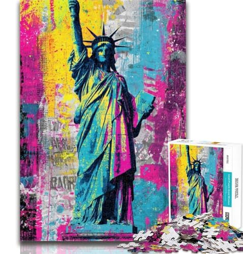 Teenager-Puzzle Freiheitsstatue, 1000 Teile, ganze Familie, für Kinder ab 14 Jahren, 50x75cm Teenager-Puzzle Freiheitsstatue, 1000 Teile, ganze Familie, für Kinder ab 14 Jahren, 50x75cm von GOIUYTGM