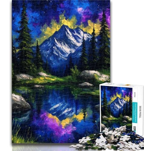 Teenager-Puzzle Geheimnisvolle Berge, 1000 Teile, Puzzle für Teenager und Erwachsene, Geschenke für Freunde und Familie, ab 14 Jahren, 26x38cm von GOIUYTGM