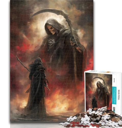 Teenager-Puzzle Gott des Todes für Erwachsene, 1000 Teile, ganze Familie ab 14 Jahren, 50x75cm von GOIUYTGM