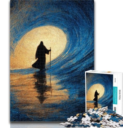 Teenager-Puzzle Jesus-Puzzle 1000 Teile für Erwachsene, anspruchsvolles Spiel und Familienspiel, Wichtelgeschenke, 50x75cm von GOIUYTGM