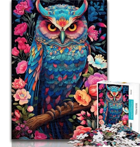Teenager-Puzzle Kirschblüte und Panda, 1000 Teile, Puzzle für Erwachsene und Jugendliche, Spielzeug, Lernspiele, Stressabbau, tolle Geschenke und Spielzeuge, 26x38cm von GOIUYTGM