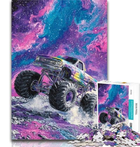 Teenager-Puzzle Monster Truck, 1000 Teile, Puzzle für Teenager und Erwachsene, interessante Stressreduzierung, Eltern-Kind-Interaktion, 26x38cm Teenager-Puzzle Monster Truck, 1000 Teile, Puzzle für Teenager und Erwachsene, interessante Stressreduzierung, Eltern-Kind-Interaktion, 26x38cm von GOIUYTGM